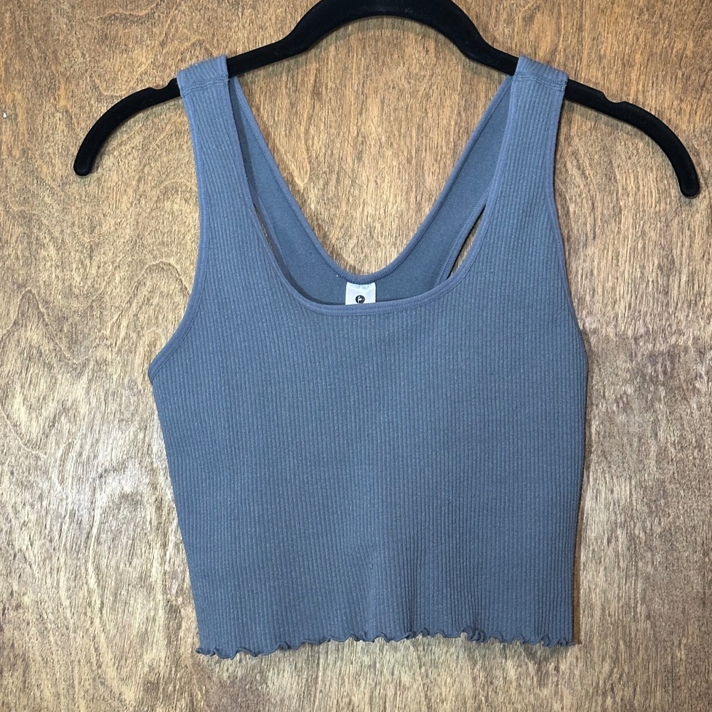 90° by Reflex Sports bra (s)crop Top lettuce hem